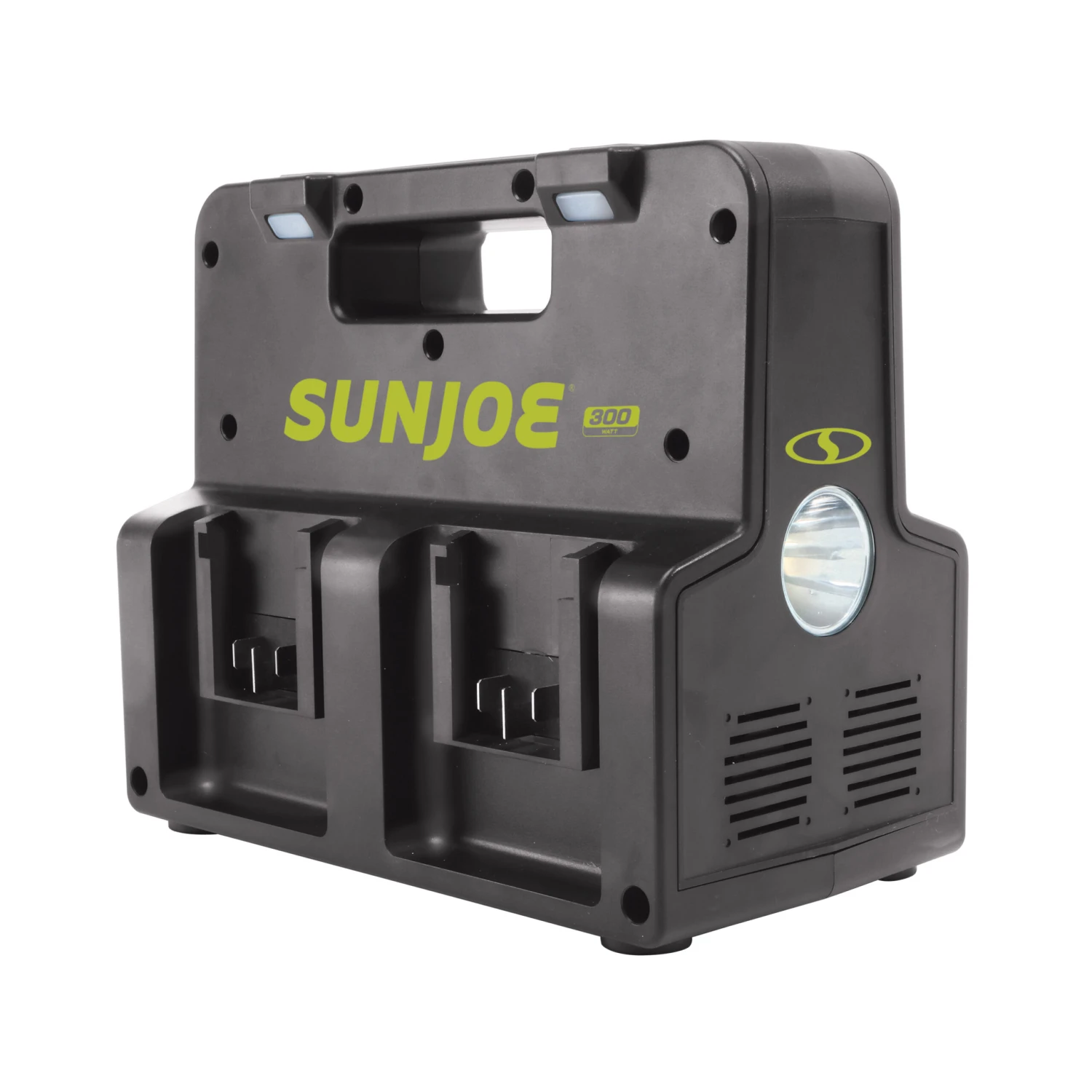 Sun Joe CERTIFIED AUTHENTIC 24V-300WI 24-Volt IONMAX Cordless Hot-Swap Powered Inverter Generator Power Station | W/ AC Adapter, 2.7-Amp AC Receptacle, 2x USB Type A, 2x USB Type C, 3 Watt LED Spotlight, 10-Watt Wireless Phone Charger | 320-Watt 15 Sun Joe CERTIFIED AUTHENTIC 24V-300WI 24-Volt IONMAX Cordless Hot-Swap Powered Inverter Generator Power Station | W/ AC Adapter, 2.7-Amp AC Receptacle, 2x USB Type A, 2x USB Type C, 3 Watt LED Spotlight, 10-Watt Wireless Phone Charger | 320-Watt - Image 13