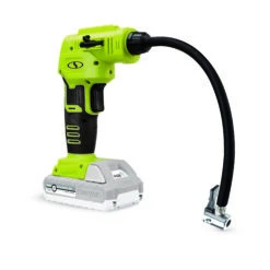 Sun Joe + Auto Joe 24V-AJC-AJV-LTE 24V* IONMAX High Volume Inflator & Portable Air Compressor Kit | W/ 2.0-Ah Battery + Charger, Storage Bag, 3 Inflation Adapters, And Nozzle Pin Attachments -Lennox Bliss Store 24V AJC LTE Image02opy