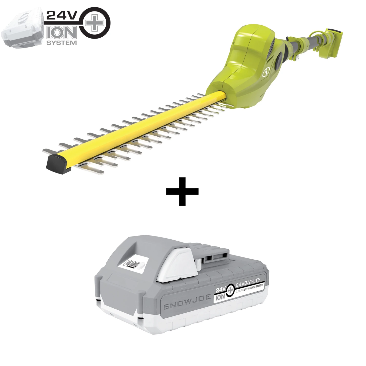 Sun Joe HEDGE-BDL Hedger/Chipper Bundle | W/ 24-Volt Hedger Kit And Electric Chipper/Shredder 4 Sun Joe HEDGE-BDL Hedger/Chipper Bundle | W/ 24-Volt Hedger Kit And Electric Chipper/Shredder - Image 3
