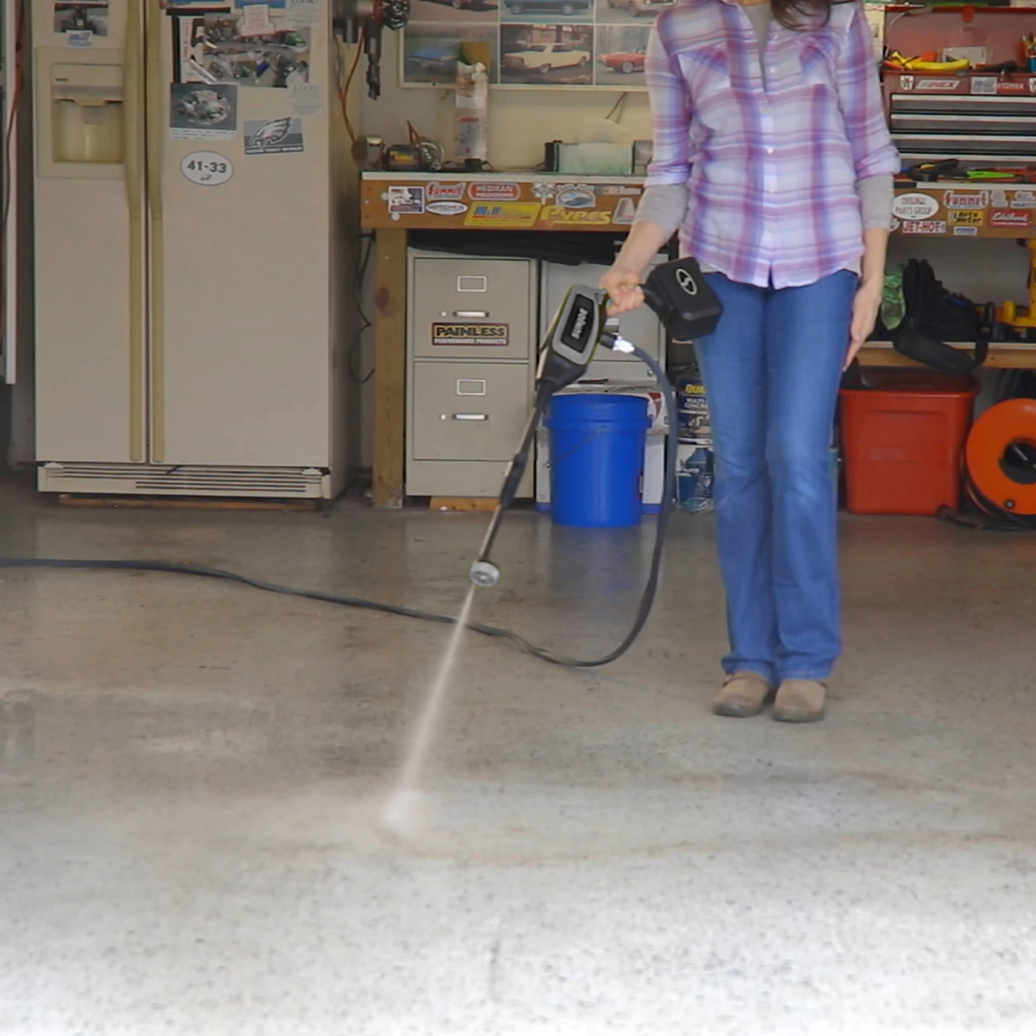 Sun Joe 24V-PP350-BDL1-GRY 24-Volt* IONMAX Power Cleaner Kit | W/ 2.0-Ah Battery + Charger, Folding Bucket And Turbo Nozzle (Gray) | Ultra-Portable | 5-in-1 Twist Nozzle 9 Sun Joe 24V-PP350-BDL1-GRY 24-Volt* IONMAX Power Cleaner Kit | W/ 2.0-Ah Battery + Charger, Folding Bucket And Turbo Nozzle (Gray) | Ultra-Portable | 5-in-1 Twist Nozzle - Image 8