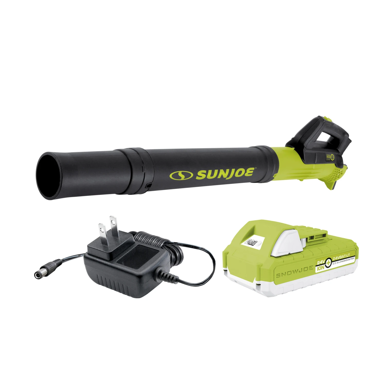 Sun Joe 24V-TB-LT 24-Volt* IONMAX Cordless Compact Turbine Jet Blower Kit | W/ 2.5-Ah Battery And Charger | 100-MPH | 280-CFM 4 Sun Joe 24V-TB-LT 24-Volt* IONMAX Cordless Compact Turbine Jet Blower Kit | W/ 2.5-Ah Battery And Charger | 100-MPH | 280-CFM - Image 2