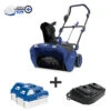 Snow Joe 24V-X2-20SB 48-Volt* IONMAX Cordless Snow Blower Kit | 20-inch | W/ 2 X 4.0-Ah Batteries + Charger 2 Snow Joe 24V-X2-20SB 48-Volt* IONMAX Cordless Snow Blower Kit | 20-inch | W/ 2 X 4.0-Ah Batteries + Charger -Lennox Bliss Store 24V X2 20SB HeroU