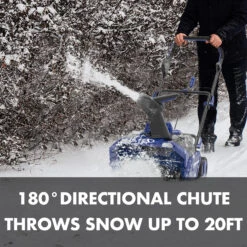 Snow Joe 24V-X2-20SB 48-Volt* IONMAX Cordless Snow Blower Kit | 20-inch | W/ 2 X 4.0-Ah Batteries + Charger -Lennox Bliss Store 24V X2 20SB PDPimages02