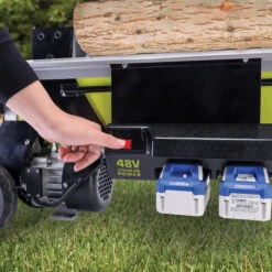 Sun Joe 24V-X2-LS6T-CT 48-Volt Cordless Hydraulic Log Splitter | 1800 Watts & 2900 PSI | 6 Ton Splitting Force | Tool Only 7 Sun Joe 24V-X2-LS6T-CT 48-Volt Cordless Hydraulic Log Splitter | 1800 Watts & 2900 PSI | 6 Ton Splitting Force | Tool Only -Lennox Bliss Store 24V X2 LS6T Image312A9476