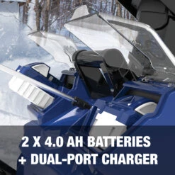 Snow Joe 24V-X2-SB18-TV1 48-Volt* IONMAX Snow Blower Bundle | W/ 2 X 4.0-Ah Batteries, Dual Port Charger, Cover, Ice Dozer, And Extended Warranty 32 Snow Joe 24V-X2-SB18-TV1 48-Volt* IONMAX Snow Blower Bundle | W/ 2 X 4.0-Ah Batteries, Dual Port Charger, Cover, Ice Dozer, And Extended Warranty -Lennox Bliss Store 24V X2 SB18 PDDimage07