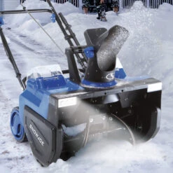 Snow Joe 24V-X2-SB22 48-Volt* MAX IONMAX Cordless Single-Stage Snow Blower Kit | 22-Inch | Brushless 1600W Motor | W/ 2 X 8.0-Ah High Performance Batteries + High Speed Dual Port Charger 22 Snow Joe 24V-X2-SB22 48-Volt* MAX IONMAX Cordless Single-Stage Snow Blower Kit | 22-Inch | Brushless 1600W Motor | W/ 2 X 8.0-Ah High Performance Batteries + High Speed Dual Port Charger -Lennox Bliss Store 24V X2 SB22 Lifestyle01 02