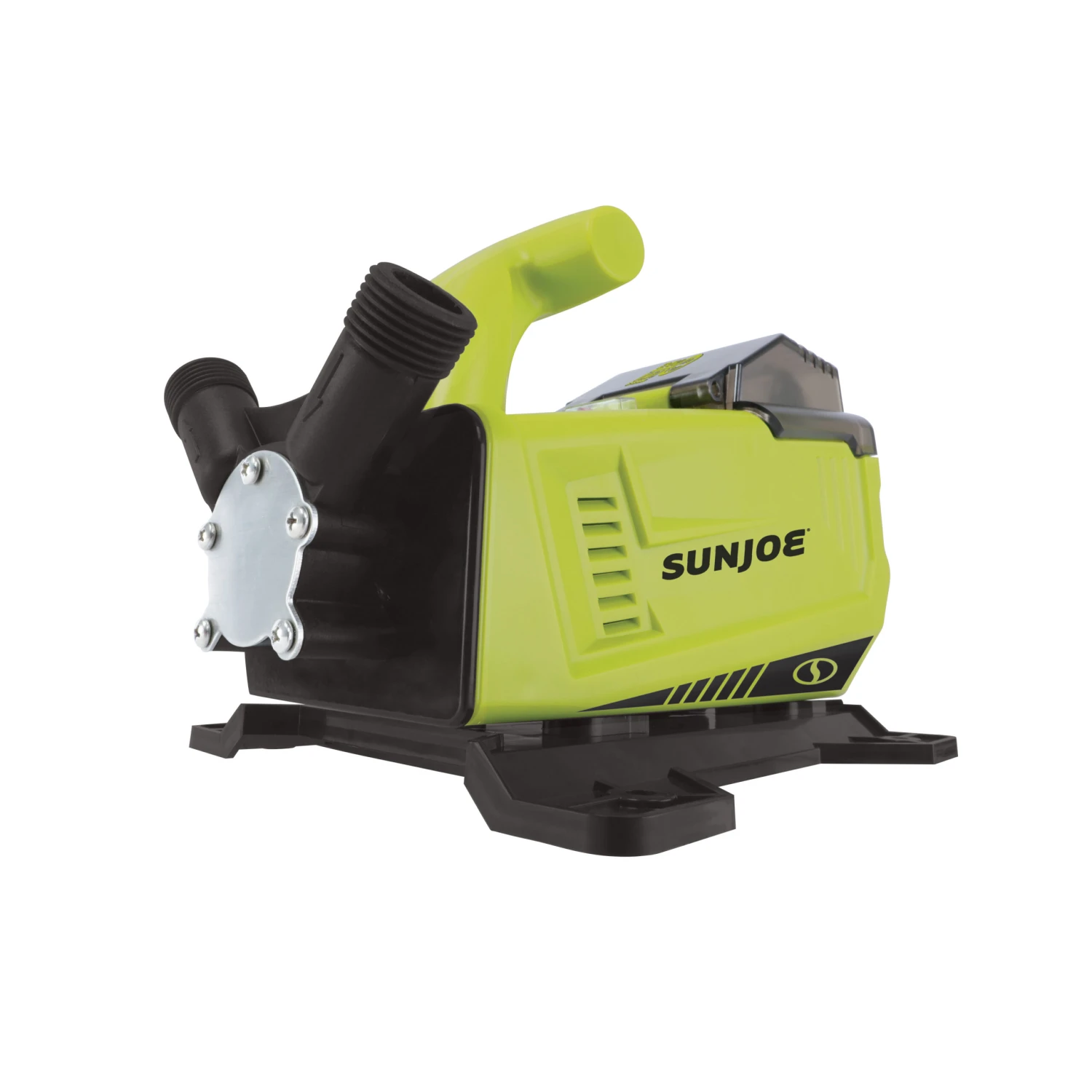 Sun Joe 24V-XFP5-LTE 24-Volt* IONMAX Cordless Transfer Pump Kit | 5.0-GPM | 13-Ft Suction Lift | 52-Ft Head Height | W/ 2.0-Ah Battery + Charger 12 Sun Joe 24V-XFP5-LTE 24-Volt* IONMAX Cordless Transfer Pump Kit | 5.0-GPM | 13-Ft Suction Lift | 52-Ft Head Height | W/ 2.0-Ah Battery + Charger - Image 10
