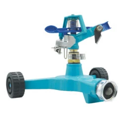 Aqua Joe AJ-IS6WB Indestructible Zinc Impulse 360° Sprinkler | Customizable Coverage | Wheeled Base | 1390 Sq Ft Max Coverage 13 Aqua Joe AJ-IS6WB Indestructible Zinc Impulse 360° Sprinkler | Customizable Coverage | Wheeled Base | 1390 Sq Ft Max Coverage -Lennox Bliss Store AJ IS6WB Image02