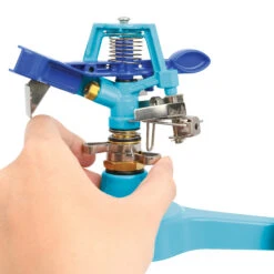 Aqua Joe AJ-IS6WB Indestructible Zinc Impulse 360° Sprinkler | Customizable Coverage | Wheeled Base | 1390 Sq Ft Max Coverage 15 Aqua Joe AJ-IS6WB Indestructible Zinc Impulse 360° Sprinkler | Customizable Coverage | Wheeled Base | 1390 Sq Ft Max Coverage -Lennox Bliss Store AJ IS6WB Image04