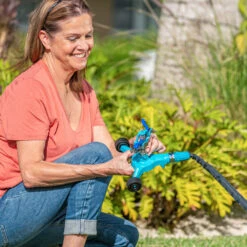 Aqua Joe AJ-IS6WB Indestructible Zinc Impulse 360° Sprinkler | Customizable Coverage | Wheeled Base | 1390 Sq Ft Max Coverage 18 Aqua Joe AJ-IS6WB Indestructible Zinc Impulse 360° Sprinkler | Customizable Coverage | Wheeled Base | 1390 Sq Ft Max Coverage -Lennox Bliss Store AJ IS6WB Lifestyle02