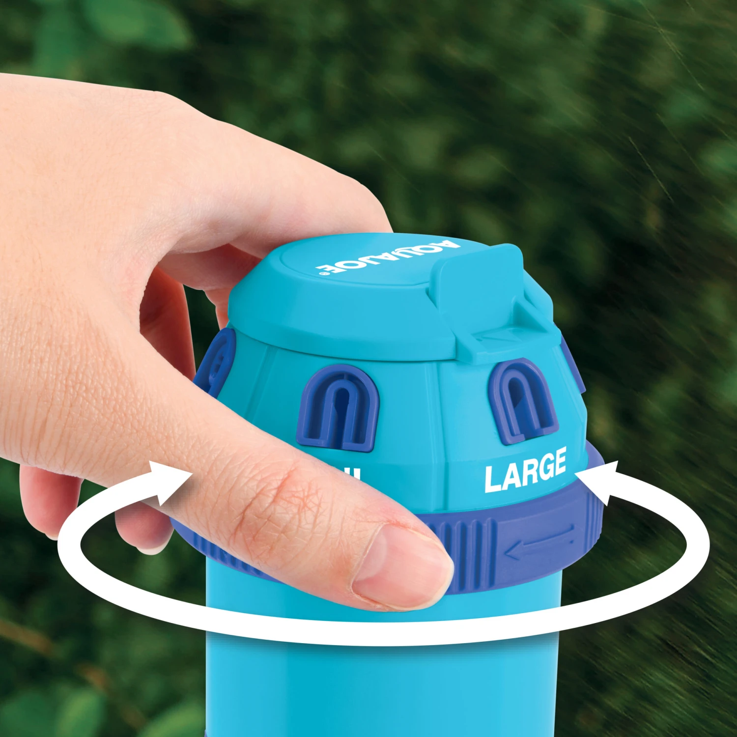 Aqua Joe AJ-ISGD Turbo Drive 360° Sprinkler | Indestructible Zinc | 6 Spray Patterns | 5,300 Sq. Ft. Max Coverage 11 Aqua Joe AJ-ISGD Turbo Drive 360° Sprinkler | Indestructible Zinc | 6 Spray Patterns | 5,300 Sq. Ft. Max Coverage - Image 9