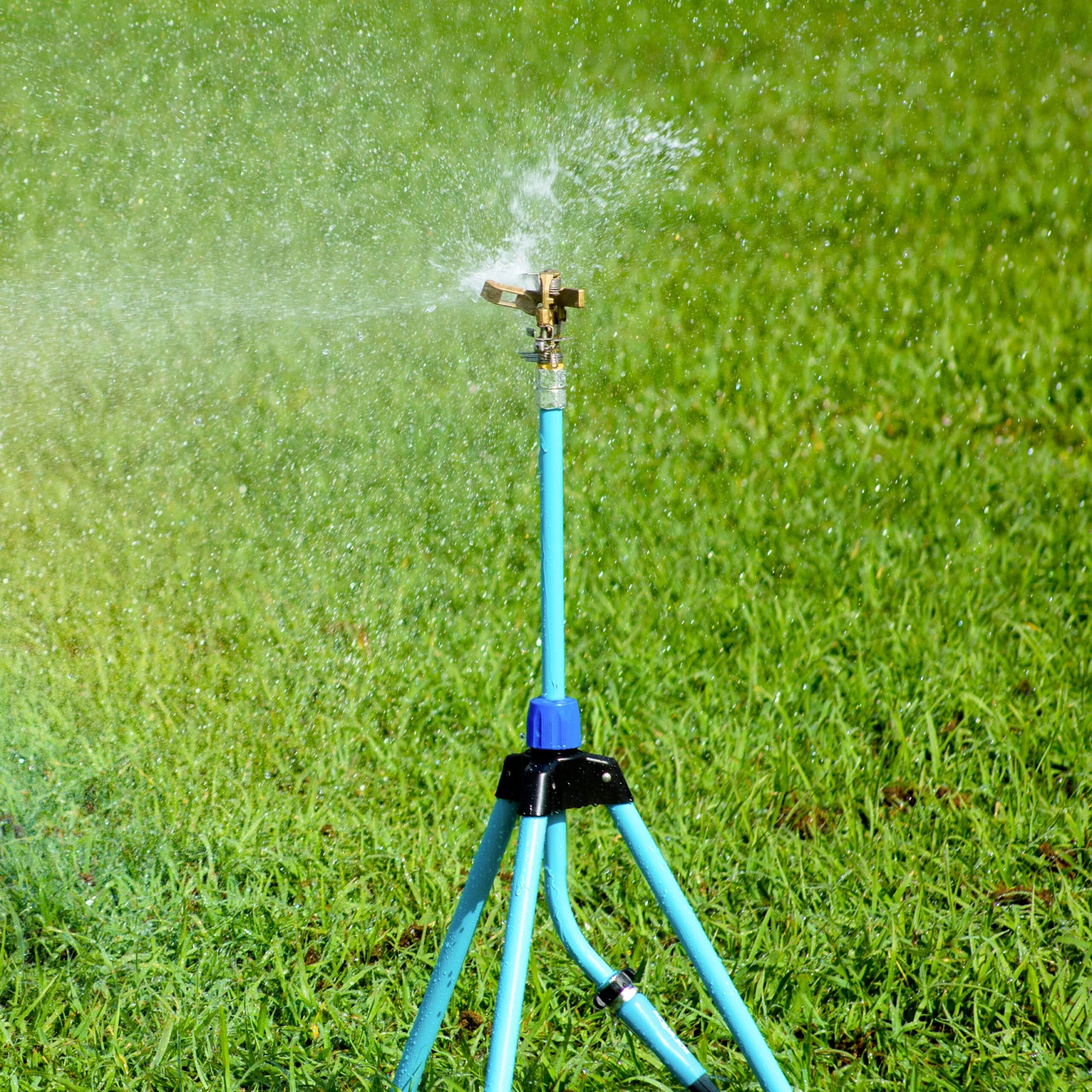 Aqua Joe AJ-IST39BM Indestructible Brass Impulse 360 Degree Sprinkler | Telescoping | 1390 Sq Ft Max Coverage 11 Aqua Joe AJ-IST39BM Indestructible Brass Impulse 360 Degree Sprinkler | Telescoping | 1390 Sq Ft Max Coverage - Image 9