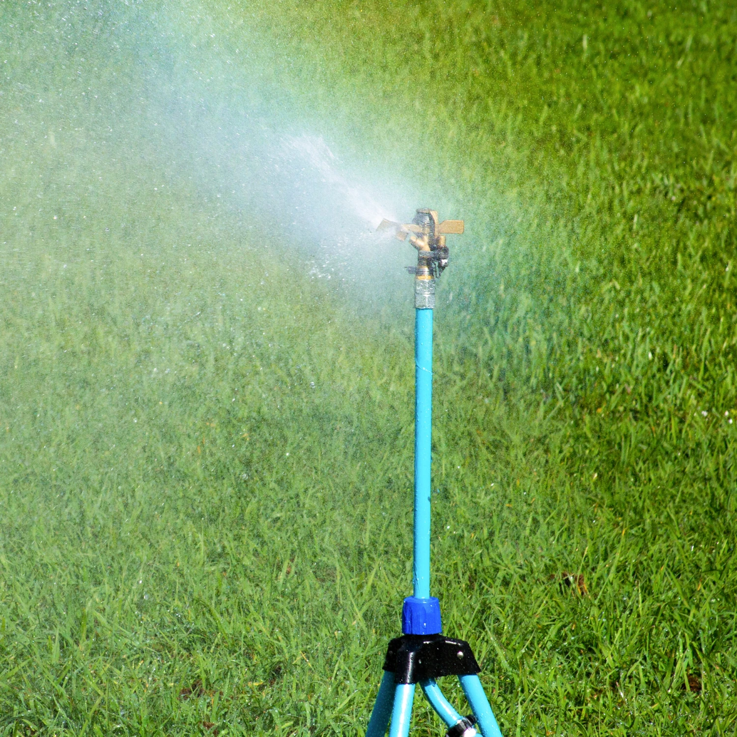 Aqua Joe AJ-IST39BM Indestructible Brass Impulse 360 Degree Sprinkler | Telescoping | 1390 Sq Ft Max Coverage 10 Aqua Joe AJ-IST39BM Indestructible Brass Impulse 360 Degree Sprinkler | Telescoping | 1390 Sq Ft Max Coverage - Image 8
