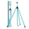 Aqua Joe AJ-IST72ZM Indestructible Zinc Impulse 360° Telescoping Tripod Sprinkler | Customizable Coverage | Extends From 42-72-inches | 1390 Sq Ft Max Coverage -Lennox Bliss Store AJ IST72ZM ProductBox2