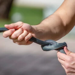 Aqua Joe AJFJH100-PRO Ultra Flexible Kink Free Fiberjacket Garden Hose | 100-Foot | Metal Fittings -Lennox Bliss Store AJFJH PRO Y Lifestyle04