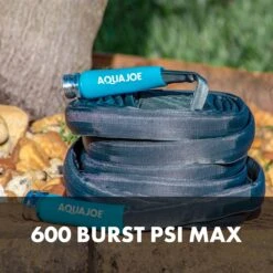 Aqua Joe AJFJH25-58-PRO Ultra Flexible Kink Free Fiberjacket Garden Hose | 25-Foot | Metal Fittings 21 Aqua Joe AJFJH25-58-PRO Ultra Flexible Kink Free Fiberjacket Garden Hose | 25-Foot | Metal Fittings -Lennox Bliss Store AJFJH25 58 PRO PDP image05