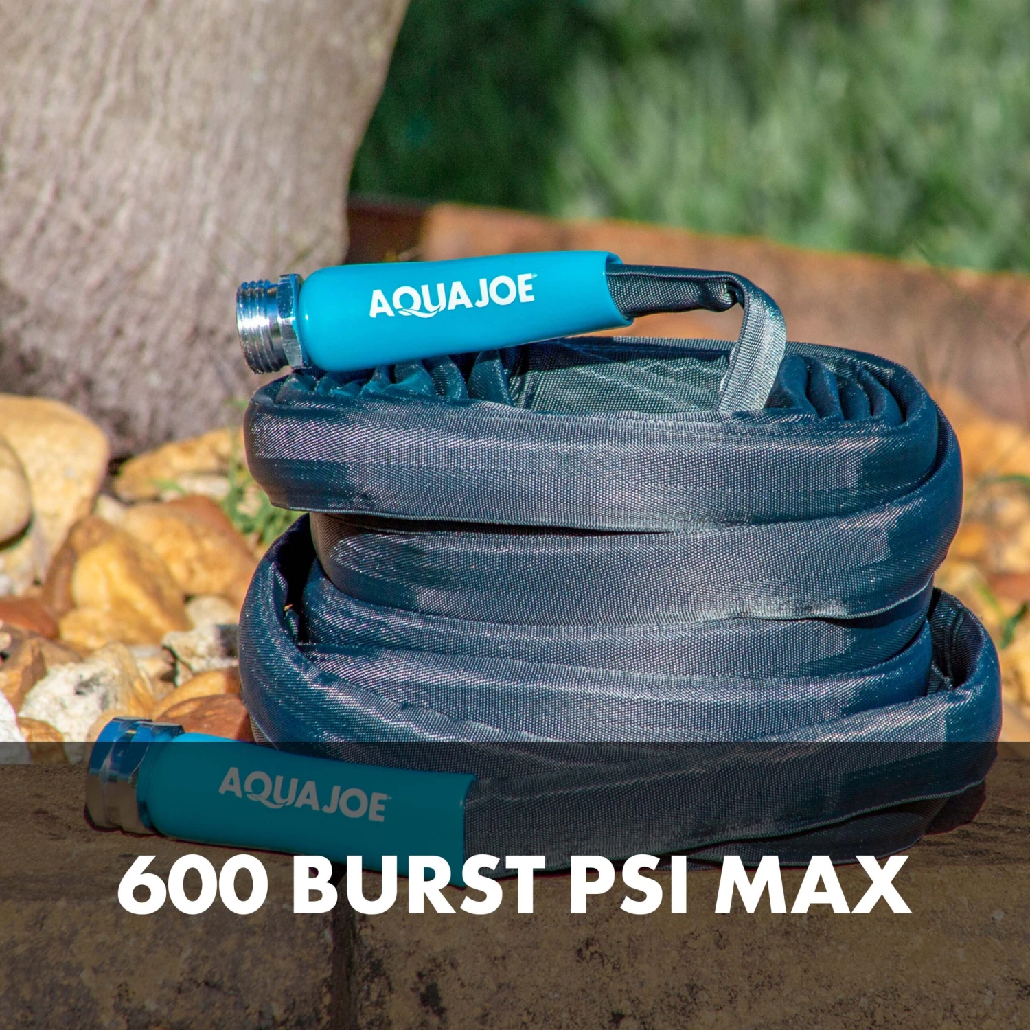 Aqua Joe AJFJH25-58-PRO Ultra Flexible Kink Free Fiberjacket Garden Hose | 25-Foot | Metal Fittings 9 Aqua Joe AJFJH25-58-PRO Ultra Flexible Kink Free Fiberjacket Garden Hose | 25-Foot | Metal Fittings - Image 8