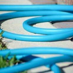 Aqua Joe AJPGH50-DWS Hybrid Polymer FLEX Kink Free Hose | 5/8 In | 50 Ft. | Lead Free -Lennox Bliss Store AJPGH50 DWS lifestyle02 1