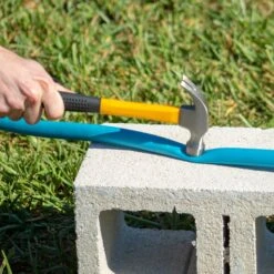 Aqua Joe AJPGH50-DWS Hybrid Polymer FLEX Kink Free Hose | 5/8 In | 50 Ft. | Lead Free -Lennox Bliss Store AJPGH50 DWS lifestyle04 1