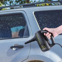 Auto Joe ATJ-ABD1 550-Watt Air Blasting Water Dryer | W/ 10-Ft AC Cord, Storage Bag, & 9 Nozzle Attachments For Additional Cleaning And Air Inflation | For Auto Detailing Cars & Motorcycles -Lennox Bliss Store ATJ ABD1 Lifestyle01