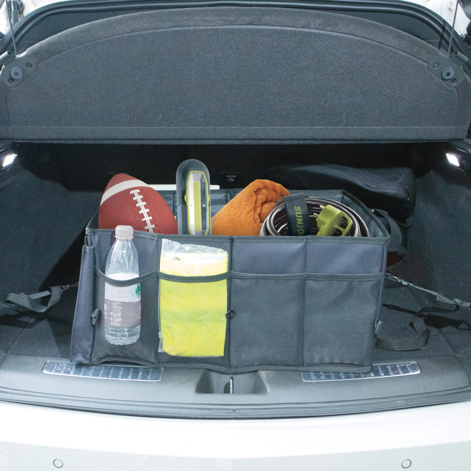 Auto Joe ATJ-CTSO-BLK Collapsible Auto Storage Organizer | W/ Anchor Straps And Toggle Fasteners For Hold Security | Adjustable Strap | Rip Resistant 15 Auto Joe ATJ-CTSO-BLK Collapsible Auto Storage Organizer | W/ Anchor Straps And Toggle Fasteners For Hold Security | Adjustable Strap | Rip Resistant - Image 13