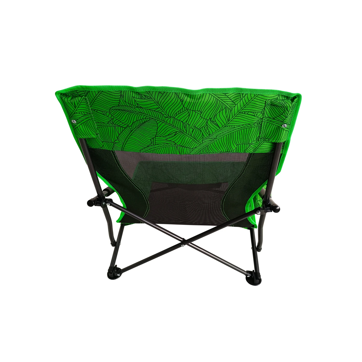 Bliss Hammocks BBC-353-GBL Collapsible Beach Chair W/ Cup Holder | Storage Bag Included | 275 Lb. Capacity (Green Banana Leaves) 11 Bliss Hammocks BBC-353-GBL Collapsible Beach Chair W/ Cup Holder | Storage Bag Included | 275 Lb. Capacity (Green Banana Leaves) - Image 9