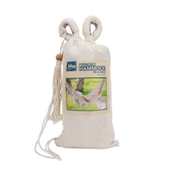 Bliss Hammocks BH-400FR Brazilian Style Hammock In A Bag W/ Fringe & Hanging Hardware | 40-in. Wide | 250 Lb. Capacity -Lennox Bliss Store BAG IMG 9537