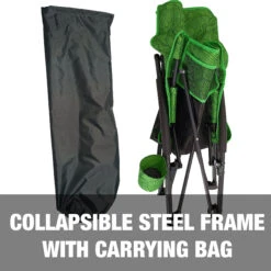 Bliss Hammocks BBC-353-GBL Collapsible Beach Chair W/ Cup Holder | Storage Bag Included | 275 Lb. Capacity (Green Banana Leaves) 18 Bliss Hammocks BBC-353-GBL Collapsible Beach Chair W/ Cup Holder | Storage Bag Included | 275 Lb. Capacity (Green Banana Leaves) -Lennox Bliss Store BBC 353 GBL 03