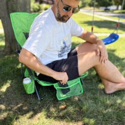 Bliss Hammocks BBC-353-GBL Collapsible Beach Chair W/ Cup Holder | Storage Bag Included | 275 Lb. Capacity (Green Banana Leaves) 27 Bliss Hammocks BBC-353-GBL Collapsible Beach Chair W/ Cup Holder | Storage Bag Included | 275 Lb. Capacity (Green Banana Leaves) -Lennox Bliss Store BBC 353 19