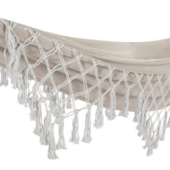 Bliss Hammocks BH-400WFRCA Brazilian Style Hammock In A Bag W/ Fringe & Hanging Hardware | 40-in. Wide | 250 Lb. Capacity 20 Bliss Hammocks BH-400WFRCA Brazilian Style Hammock In A Bag W/ Fringe & Hanging Hardware | 40-in. Wide | 250 Lb. Capacity -Lennox Bliss Store BH 400FR DECORATIVE TASSELS NT sm 42182 1