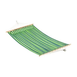 Bliss Hammocks BH-404D Caribbean Hammock W/ Pillow & Hanging Hardware | 48-in. Wide | 265 Lb. Capacity (Mediterranean)