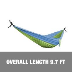 Bliss Hammocks BH-406ST-MM Hammock In A Bag W/ Carabiners & Tree Straps | 54-in. Wide | Weather Resistant | 350 Lb. Capacity (Mermaid) -Lennox Bliss Store BH 406ST MMImage01