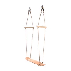 Bliss Outdoors BH-992B Wooden Skateboard Swing W/ Handle Bars & Hanging Hardware | 200 Lb. Capacity
