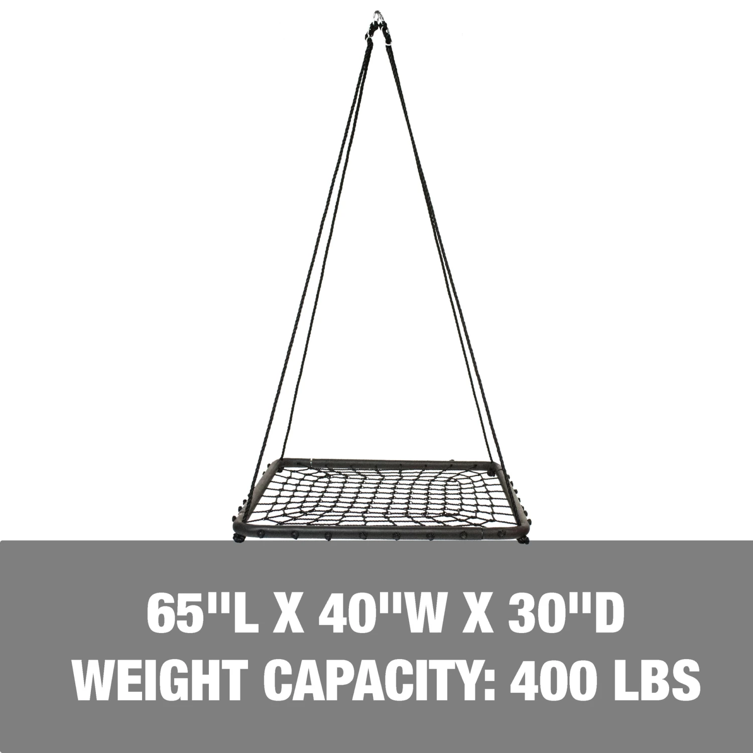 Bliss Outdoors BH-993CA Rectangular Tree Glider W/ Hanging Rope Kit | Collapsible Steel Frame | 400 Lb. Capacity 5 Bliss Outdoors BH-993CA Rectangular Tree Glider W/ Hanging Rope Kit | Collapsible Steel Frame | 400 Lb. Capacity - Image 3