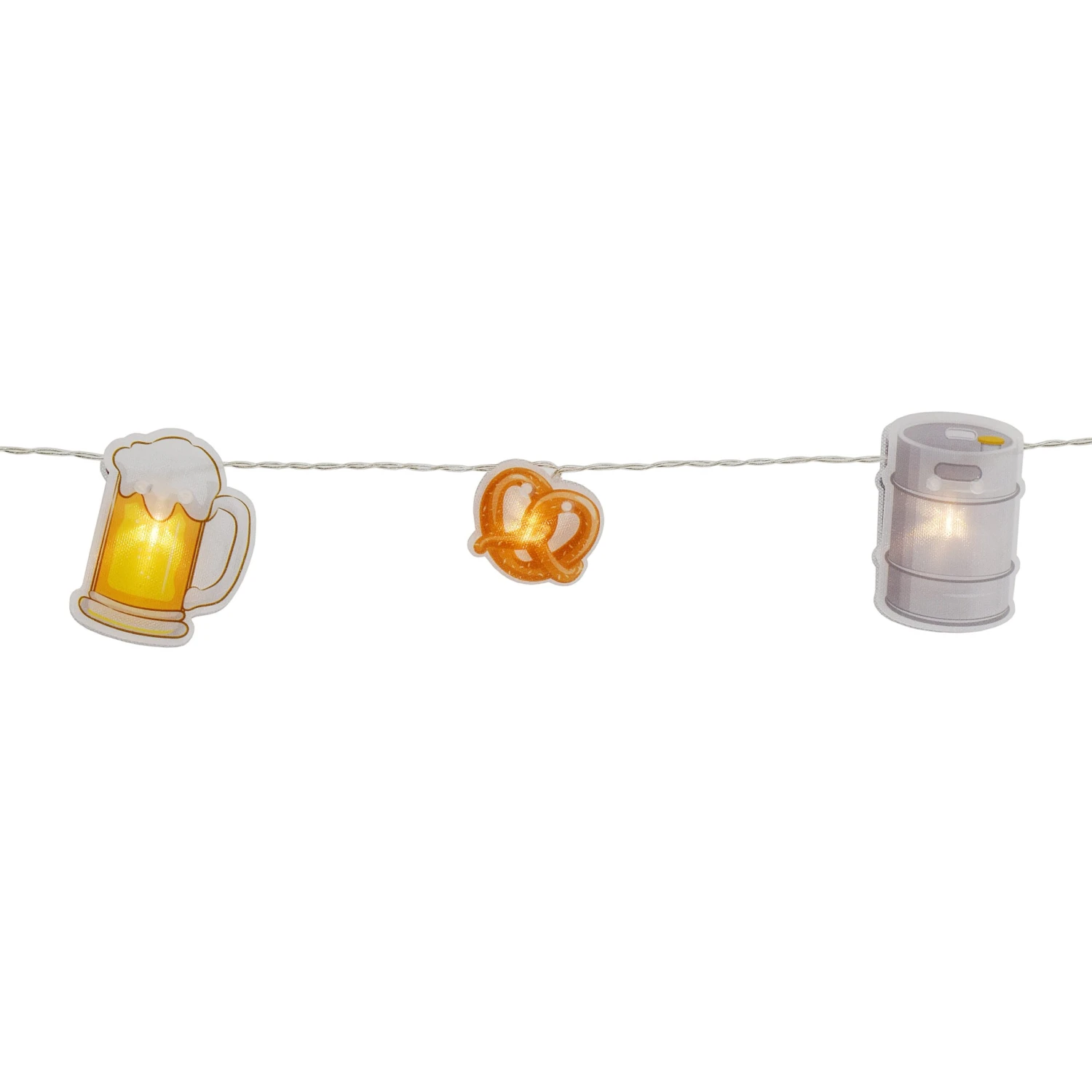 Bliss Outdoors BSL-300-BKP Themed String Lights W/ Hanging Clips | 12-Foot | 20 LEDs & Remote | 8 Lighting Modes W/ Timer | Waterproof IP44 (Beer & Pretzel) 3 Bliss Outdoors BSL-300-BKP Themed String Lights W/ Hanging Clips | 12-Foot | 20 LEDs & Remote | 8 Lighting Modes W/ Timer | Waterproof IP44 (Beer & Pretzel) - Image 2