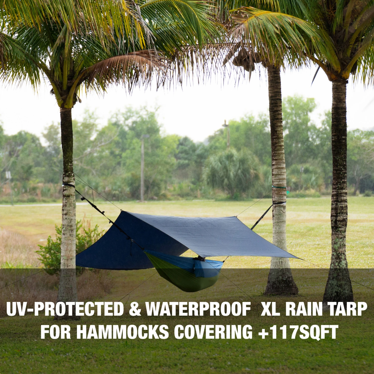 Bliss Hammocks HA-511XL Extra Large Hammock Rain Tarp | Waterproof | 117 Sq. Ft. Coverage 7 Bliss Hammocks HA-511XL Extra Large Hammock Rain Tarp | Waterproof | 117 Sq. Ft. Coverage - Image 5