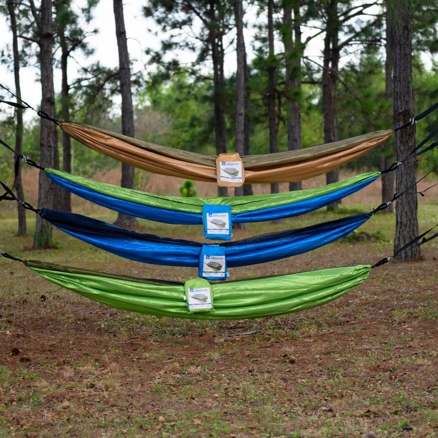 Bliss Hammocks BH-406XLS-N-MM Hammock In A Bag W/ Mosquito Net & Adjustable Tree Straps | 54-in. Wide | Weather & UV Resistant | 350 Lb. Capacity (Mermaid) 11 Bliss Hammocks BH-406XLS-N-MM Hammock In A Bag W/ Mosquito Net & Adjustable Tree Straps | 54-in. Wide | Weather & UV Resistant | 350 Lb. Capacity (Mermaid) - Image 9