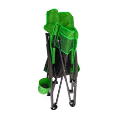 Bliss Hammocks BBC-353-GBL Collapsible Beach Chair W/ Cup Holder | Storage Bag Included | 275 Lb. Capacity (Green Banana Leaves) 24 Bliss Hammocks BBC-353-GBL Collapsible Beach Chair W/ Cup Holder | Storage Bag Included | 275 Lb. Capacity (Green Banana Leaves) -Lennox Bliss Store FOLDED