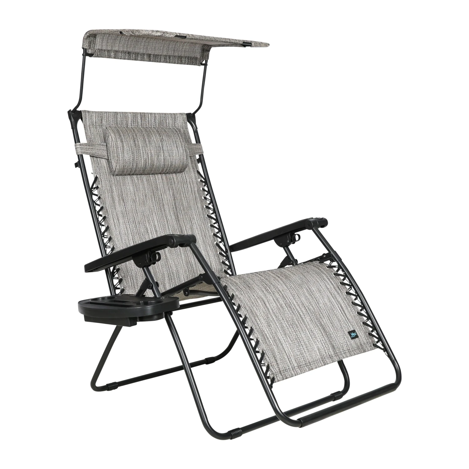 Bliss Hammocks GFC-451WP Gravity Free Chair W/ Canopy , Drink Tray, & Pillow | 30-in. Wide XL | Weather & Rust Resistant | 360 Lb. Capacity 4 Bliss Hammocks GFC-451WP Gravity Free Chair W/ Canopy , Drink Tray, & Pillow | 30-in. Wide XL | Weather & Rust Resistant | 360 Lb. Capacity - Image 2