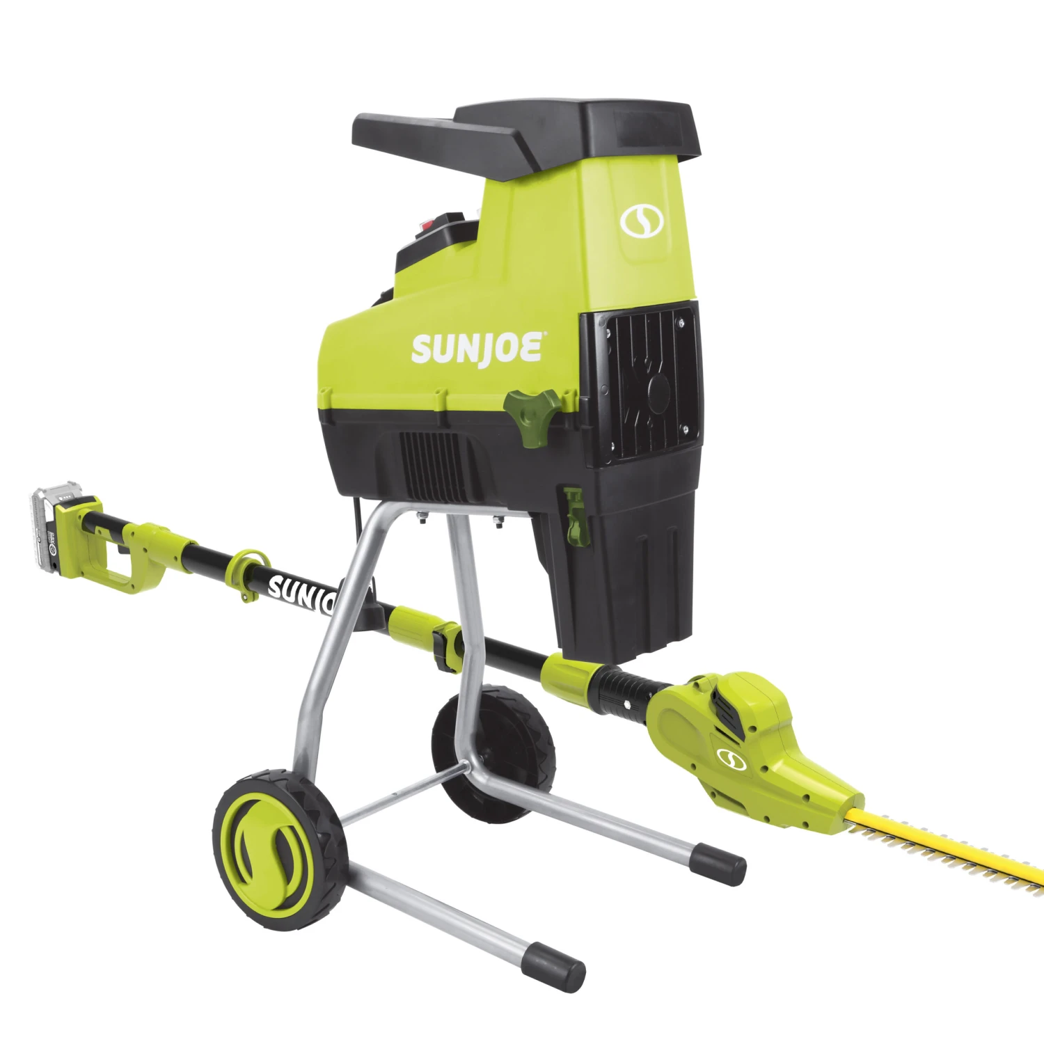 Sun Joe HEDGE-BDL Hedger/Chipper Bundle | W/ 24-Volt Hedger Kit And Electric Chipper/Shredder 2 Sun Joe HEDGE-BDL Hedger/Chipper Bundle | W/ 24-Volt Hedger Kit And Electric Chipper/Shredder