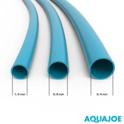 Aqua Joe AJFJH100-PRO Ultra Flexible Kink Free Fiberjacket Garden Hose | 100-Foot | Metal Fittings -Lennox Bliss Store Hose Diameters ALL