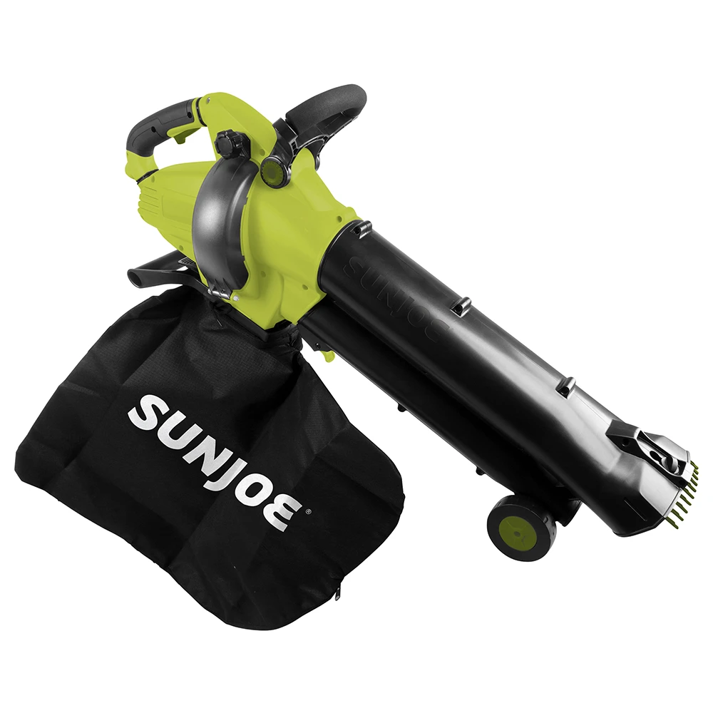Sun Joe SBJ702E 3-in-1 Outdoor Variable Speed Electric Blower | 180 MPH | 12 Amp | Vacuum | Mulcher | Telescoping Frame | Leaf Grabbing Teeth 3 Sun Joe SBJ702E 3-in-1 Outdoor Variable Speed Electric Blower | 180 MPH | 12 Amp | Vacuum | Mulcher | Telescoping Frame | Leaf Grabbing Teeth