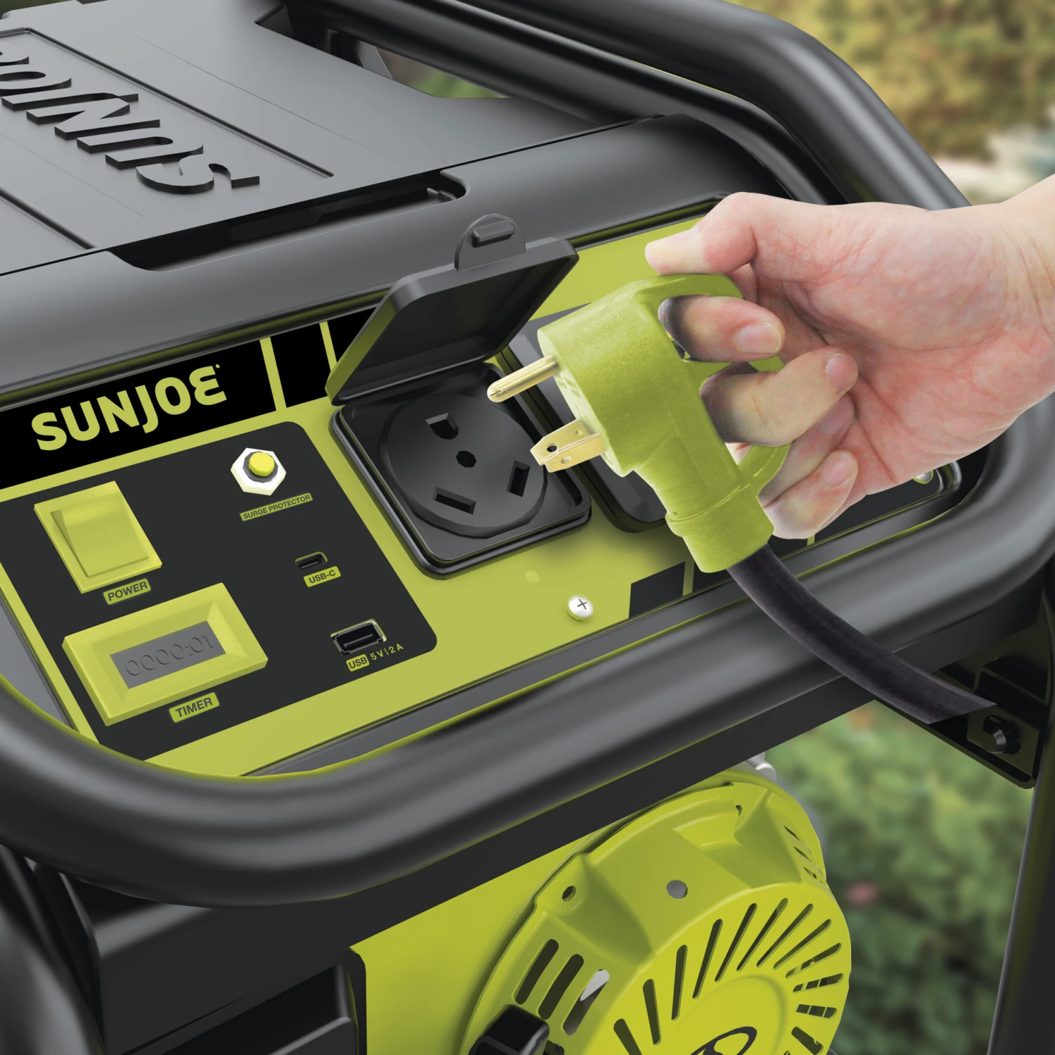 Sun Joe SJG-EXT2510-RV Generator Series RV Power Cord | 25-Foot | 10/3-Gauge | 3750 Watts 4 Sun Joe SJG-EXT2510-RV Generator Series RV Power Cord | 25-Foot | 10/3-Gauge | 3750 Watts - Image 2