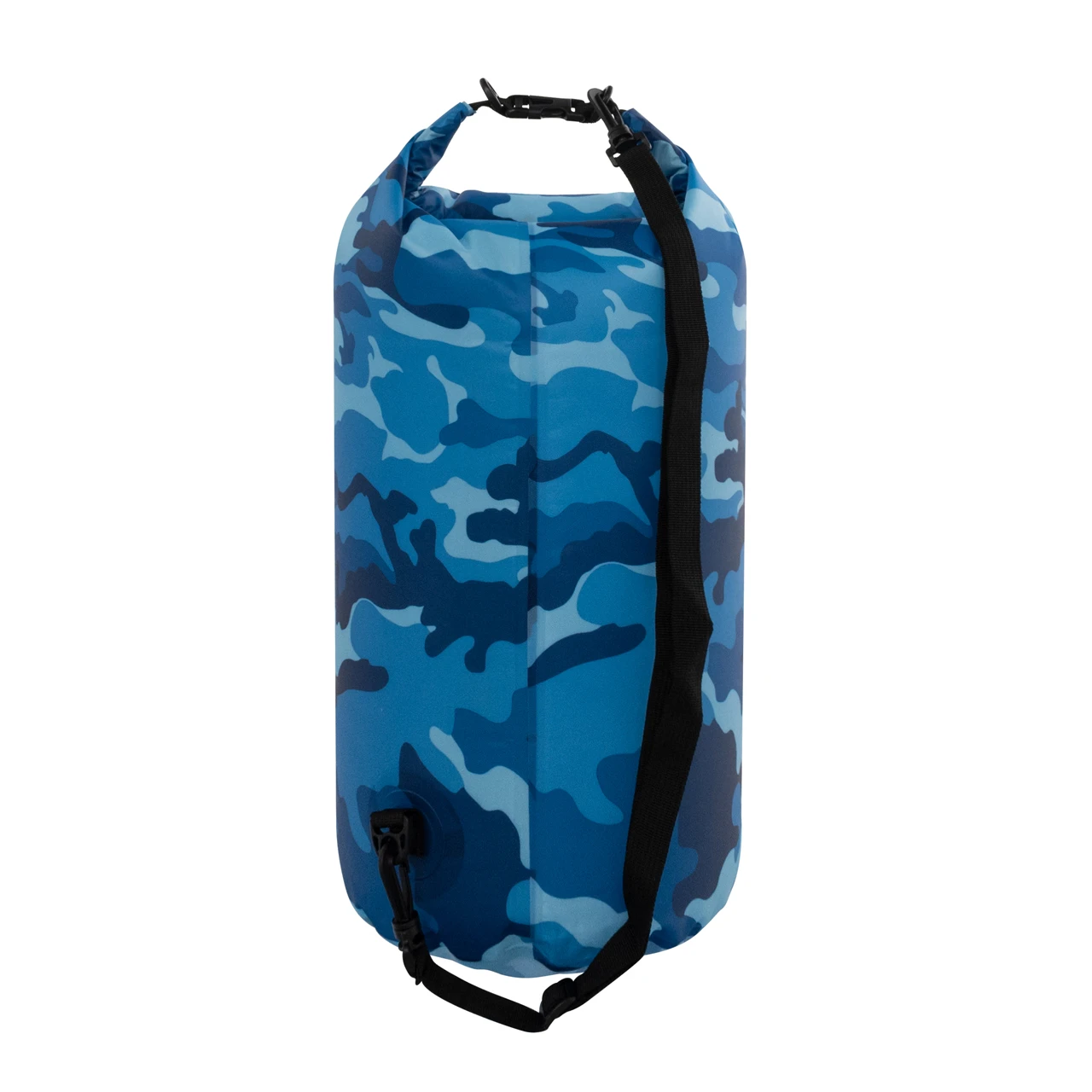 TrailGear TG-802-20-BLU Heavy-Duty Camouflaged Dry Bag | Roll-Top Closure Design | Lightweight W/ Shoulder Strap | 20 L (Blue Camo) 4 TrailGear TG-802-20-BLU Heavy-Duty Camouflaged Dry Bag | Roll-Top Closure Design | Lightweight W/ Shoulder Strap | 20 L (Blue Camo) - Image 2