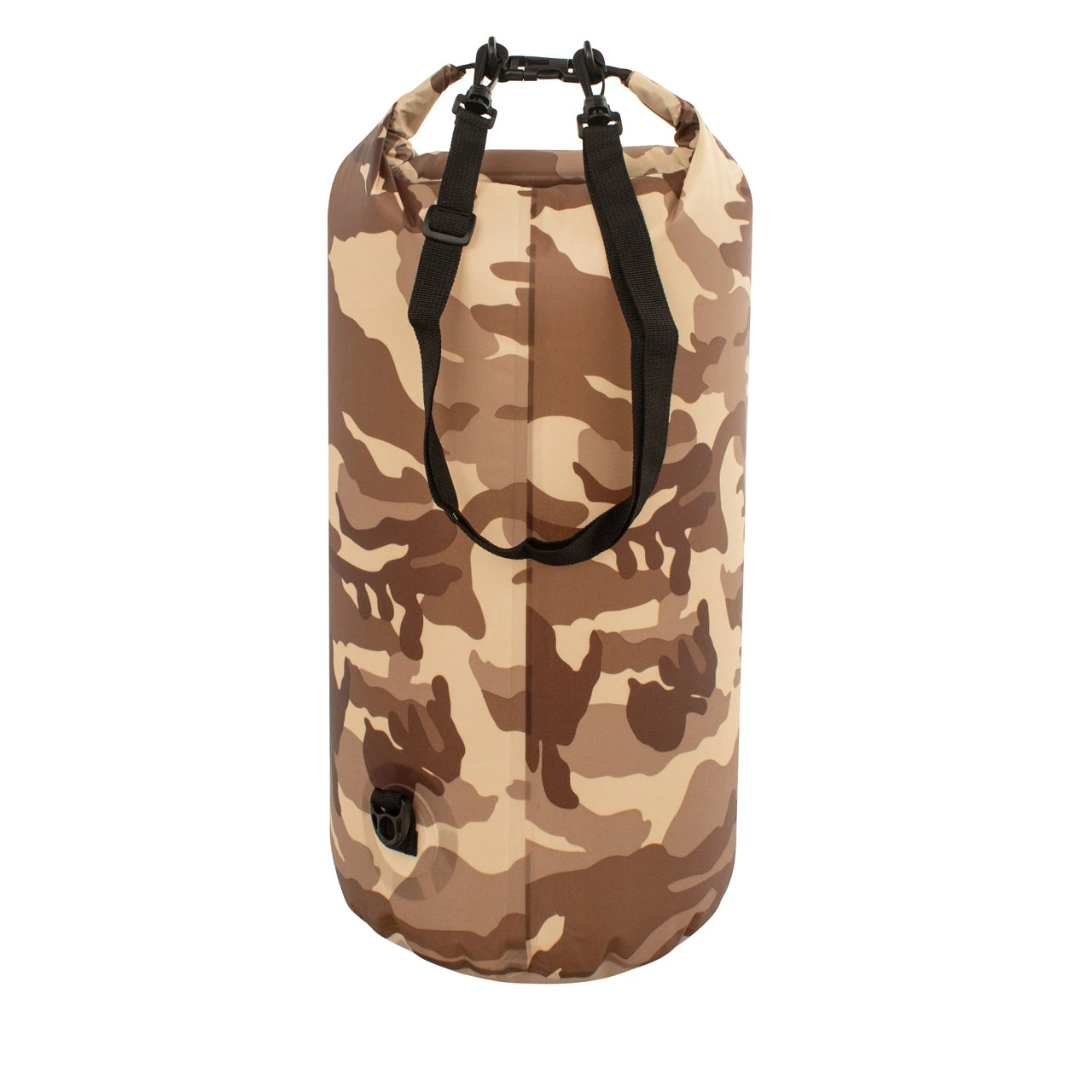 TrailGear TG-802-10BR Heavy-Duty Camouflaged Dry Bag | Roll-Top Closure Design | Lightweight W/ Shoulder Strap | 10 L (Brown Camo) 4 TrailGear TG-802-10BR Heavy-Duty Camouflaged Dry Bag | Roll-Top Closure Design | Lightweight W/ Shoulder Strap | 10 L (Brown Camo) - Image 2