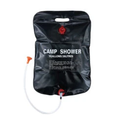 TrailGear TG-850 Solar Shower Bag W/ Flexible Hose & Hanging Rope | 5-Gallon