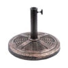 Bliss Outdoors UBS-032 Cast Resin Stone Umbrella Base | 17.5-inch | Weather & Wear-Resistant | 22 Lbs. -Lennox Bliss Store UBS 032