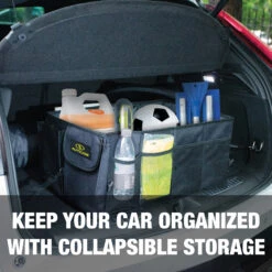 Auto Joe ATJ-CTSO-BLK Collapsible Auto Storage Organizer | W/ Anchor Straps And Toggle Fasteners For Hold Security | Adjustable Strap | Rip Resistant 23 Auto Joe ATJ-CTSO-BLK Collapsible Auto Storage Organizer | W/ Anchor Straps And Toggle Fasteners For Hold Security | Adjustable Strap | Rip Resistant -Lennox Bliss Store sfgtbhsrftgbhsrt