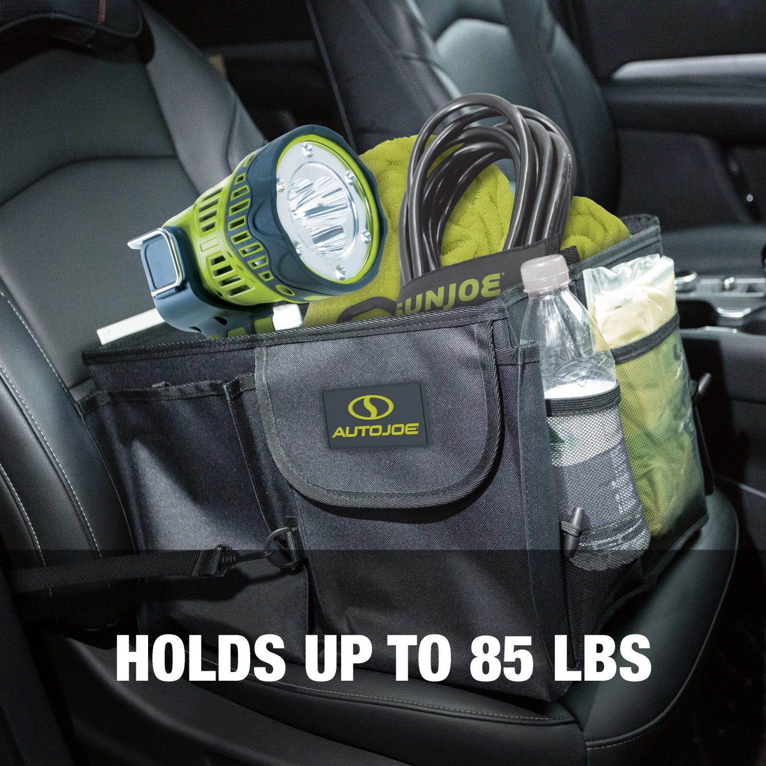 Auto Joe ATJ-CTSO-BLK Collapsible Auto Storage Organizer | W/ Anchor Straps And Toggle Fasteners For Hold Security | Adjustable Strap | Rip Resistant 9 Auto Joe ATJ-CTSO-BLK Collapsible Auto Storage Organizer | W/ Anchor Straps And Toggle Fasteners For Hold Security | Adjustable Strap | Rip Resistant - Image 7